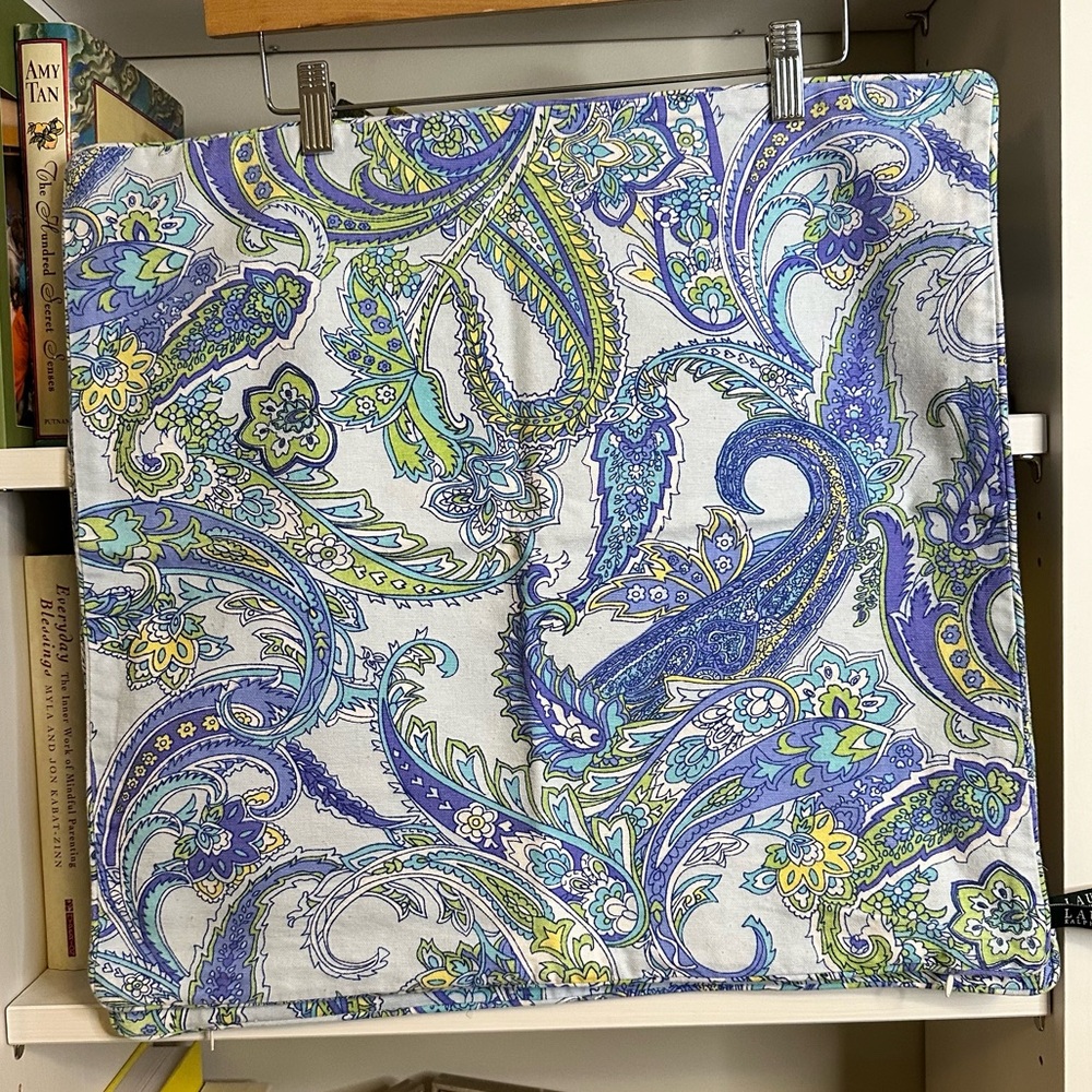 Ralph Lauren Cotton Paisley Throw Pillow Covers